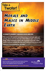 Morals and Malice in the Middle Earth Learning Community Poster
