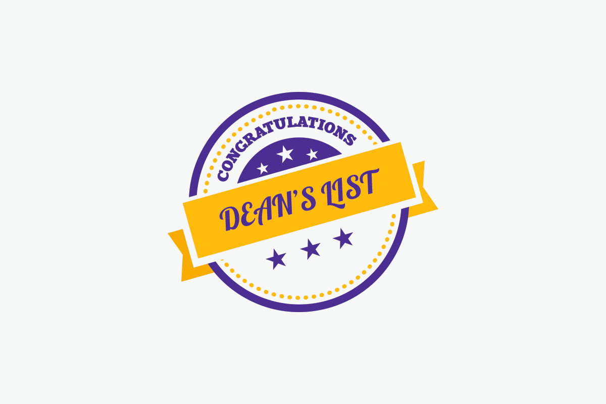 image says congratulations deans list
