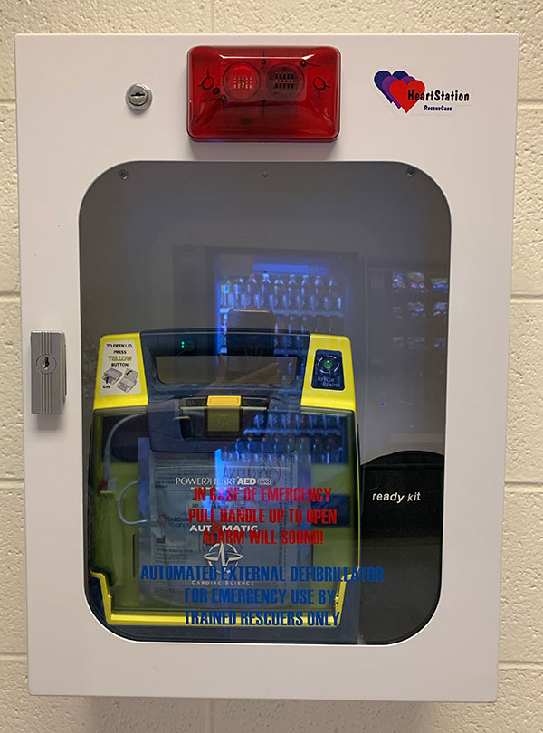 photo of AED unit
