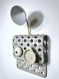 Olivia Zubko, Hygieia II, 2025, Porcelain, found mirror