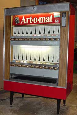 the Art-o-Mat machine