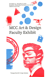 A poster for the Faculty Exhibit