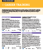 Q1 2024 Career Training Schedule