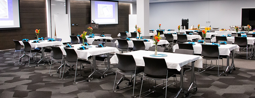 photo of Conference Room with dinning tables setup