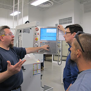 CNC training at MCC