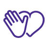 hand and heart icon