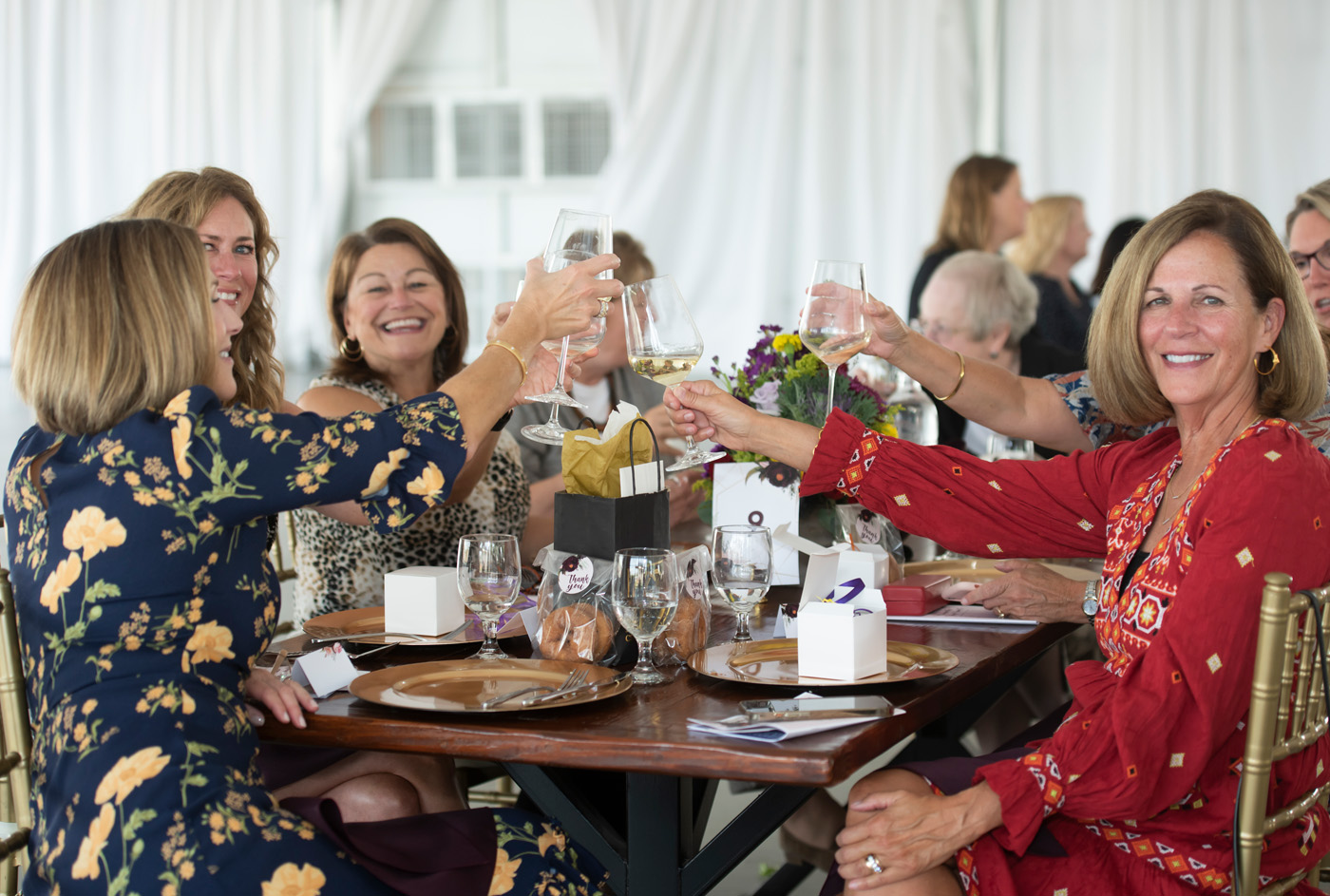 Women at a table at the fall event