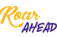 Roar Ahead in handwritten font