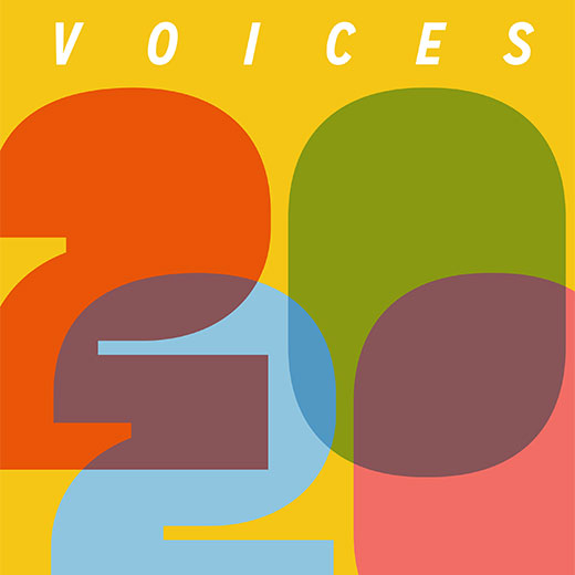 Cover art from Voices 2020